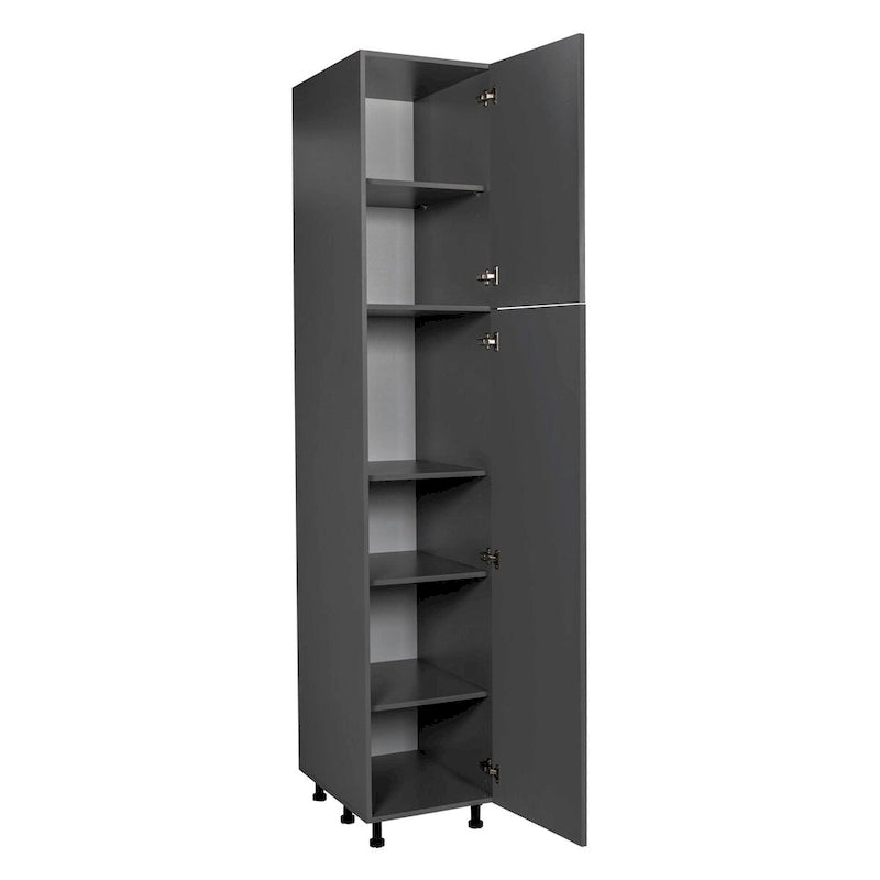 18 x 96 Utility Cabinet-Double Door-Grey - 18 x 96 x 23 3/8
